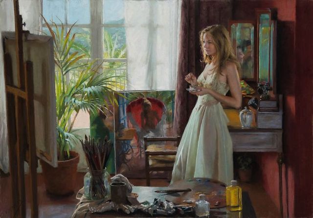 Іспанець показує інтимні моменти жінок через реалістичні картини: фото - фото 357908