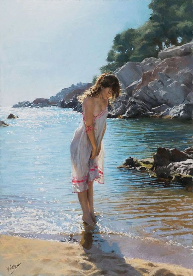 Іспанець показує інтимні моменти жінок через реалістичні картини: фото - фото 357913