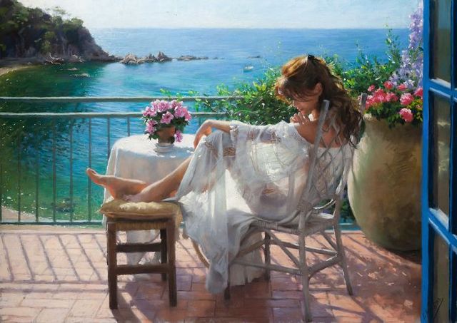 Іспанець показує інтимні моменти жінок через реалістичні картини: фото - фото 357915