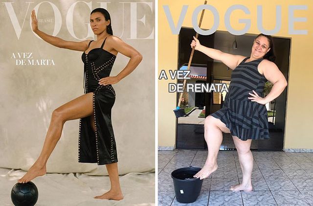 Це дурість: бразилійка весело відтворила типові фото в мережі - фото 358714