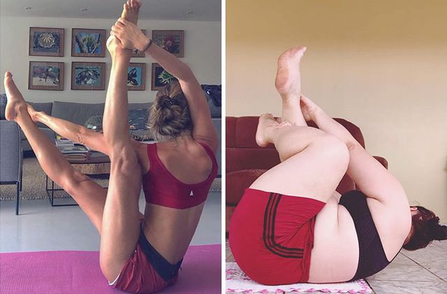 Це дурість: бразилійка весело відтворила типові фото в мережі - фото 358716