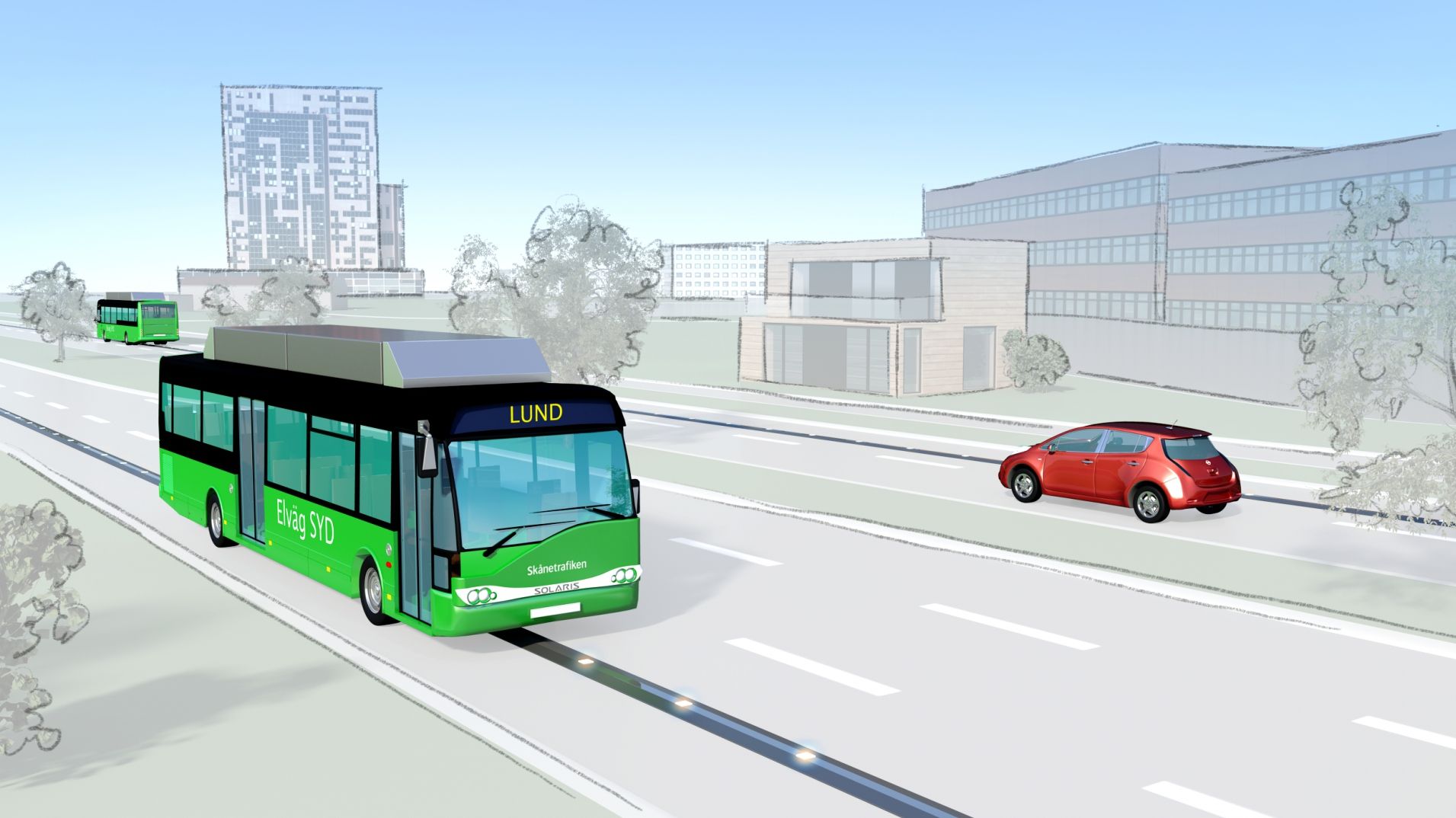 У Швеції створили дорогу, яка сама заряджає електрокари: відео