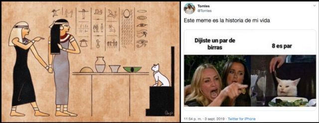 Художник перетворив сучасні меми в живопис Стародавнього Єгипту - фото 359206