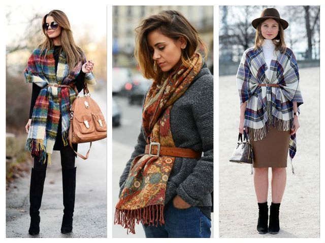 Як модно носити шарф цієї осені - фото 359769