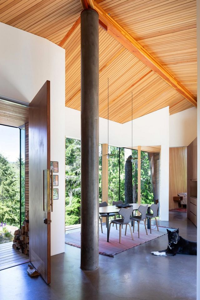 Архітектори створили незвичайний дім посеред лісу в Канаді: фото - фото 361314