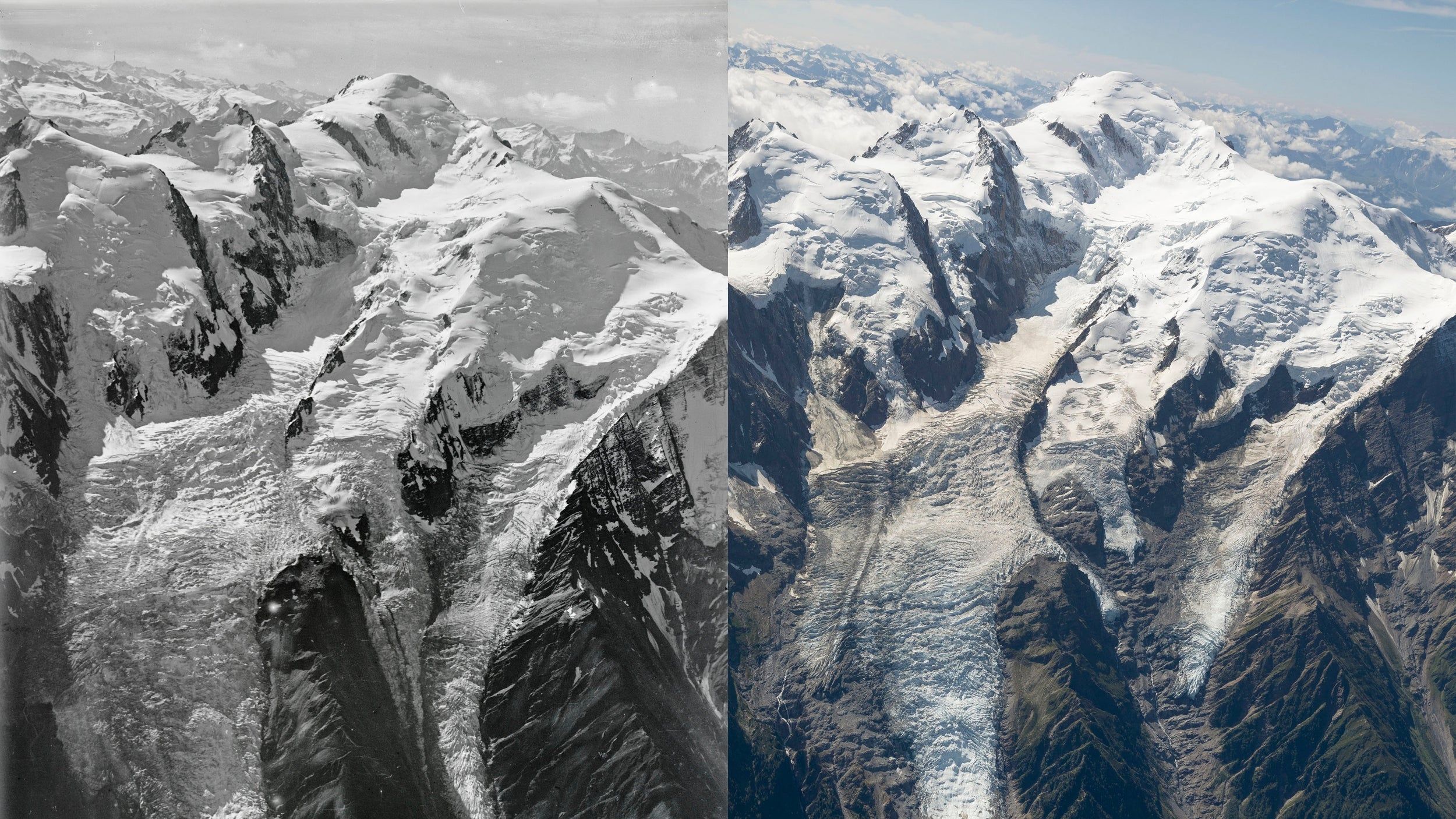 Танення льодовиків: фотопорівняння через сто років
