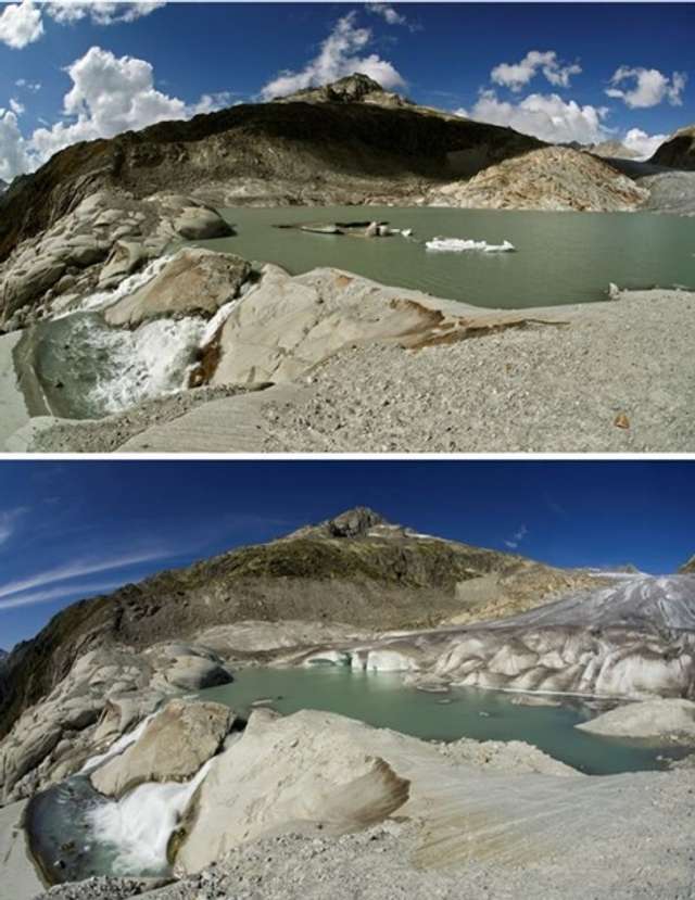 Танення льодовиків: фотопорівняння через сто років - фото 361689
