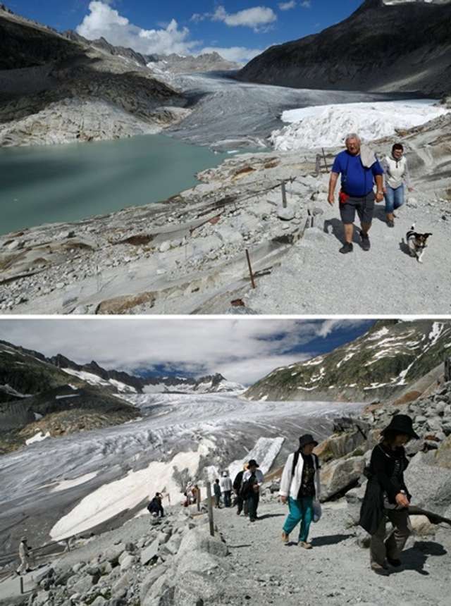Танення льодовиків: фотопорівняння через сто років - фото 361692