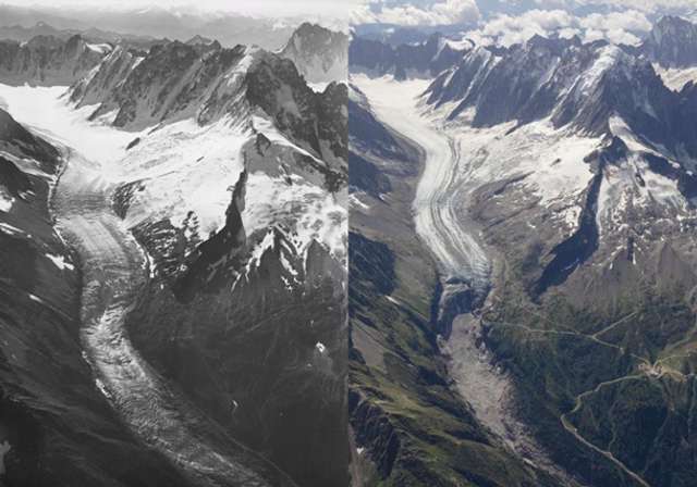 Танення льодовиків: фотопорівняння через сто років - фото 361695