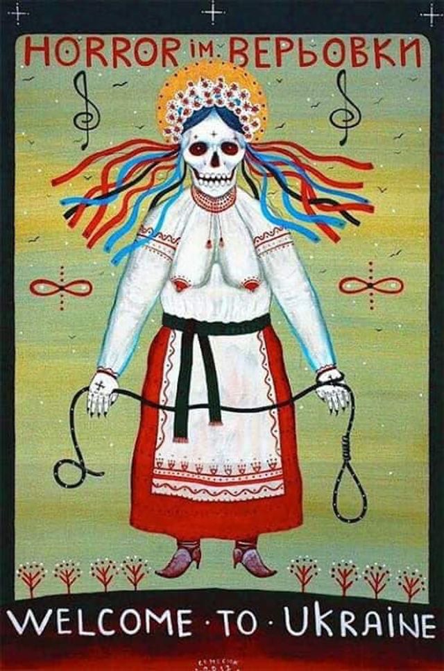 Виступ Хора Верьовки: у мережі з'явився гострий мем щодо скандальної пісні (фото) - фото 362847