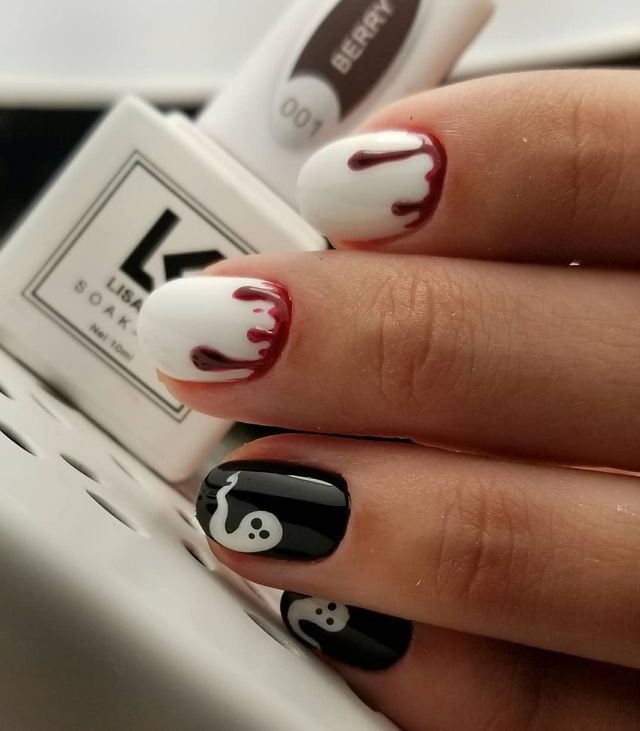Манікюр на Хеловін 2020: модні тренди дизайну нігтів у фото - фото 363035