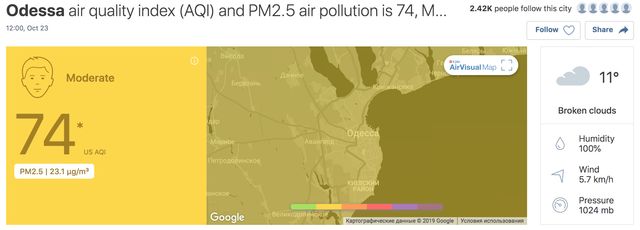 Смог в Україні: як перевірити рівень забруднення повітря у своєму місті - фото 363344