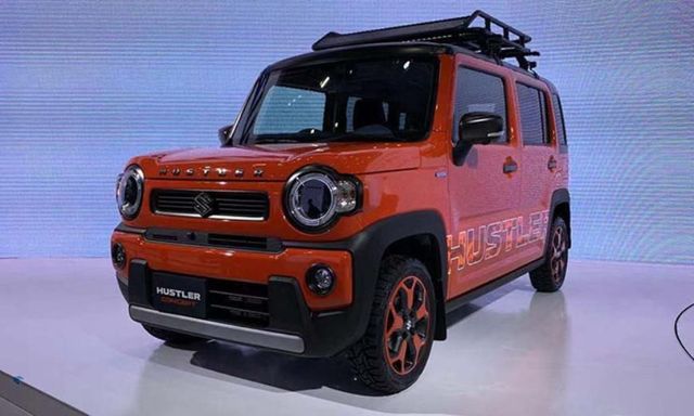 Представлений 'квадратний' міні-кросовер Suzuki Hustler - фото 363582