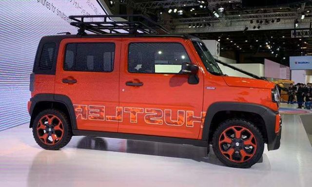 Представлений 'квадратний' міні-кросовер Suzuki Hustler - фото 363583