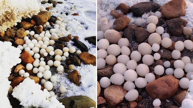 У Фінляндії на пляжі виявили тисячі крижаних куль: що це? - фото 367262