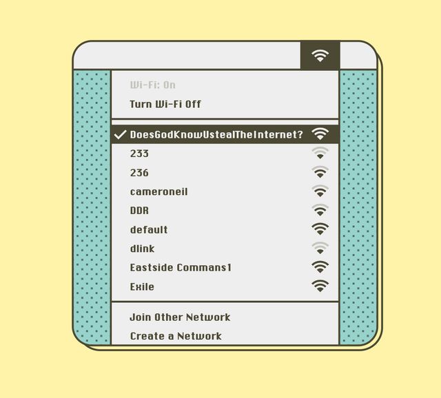 У мережі з'явився музей кумедних назв Wi-Fi - фото 367385