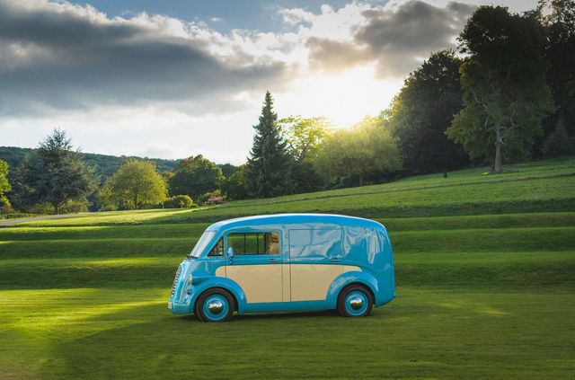 Культовий британський фургон 40-х став електрокаром - фото 367906