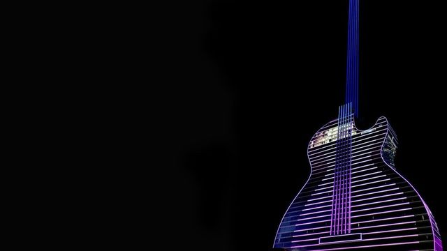 У США з'явився готель у формі гітари: ефектні фото - фото 371439