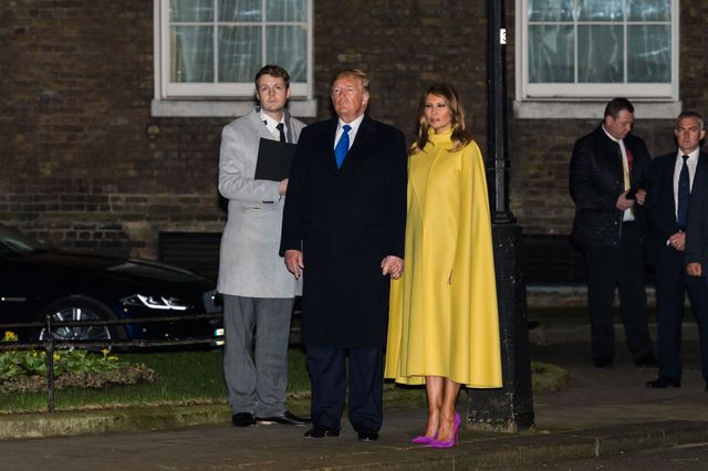 Меланія Трамп вразила стильним образом на прийомі у королеви Єлизавети II - фото 372221