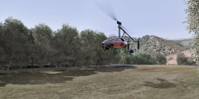 У США представили прототип літаючого автомобіля - фото 372232