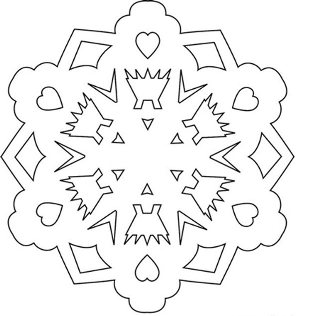 Трафарети на Новий 2024 рік: шаблони, як зробити витинанки для вікон - фото 372733