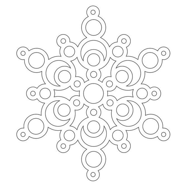 Трафарети на Новий 2024 рік: шаблони, як зробити витинанки для вікон - фото 372734