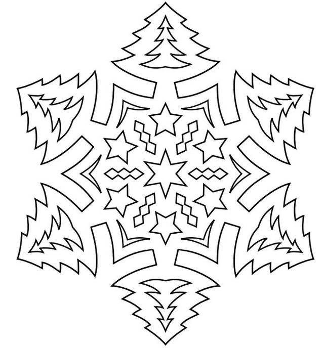 Трафарети на Новий 2024 рік: шаблони, як зробити витинанки для вікон - фото 372736