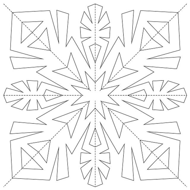 Трафарети на Новий 2024 рік: шаблони, як зробити витинанки для вікон - фото 372746