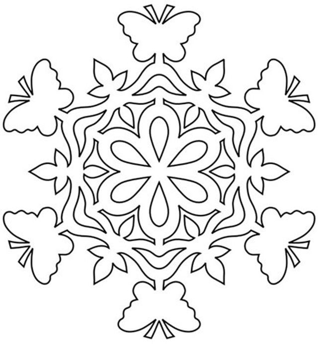 Трафарети на Новий 2024 рік: шаблони, як зробити витинанки для вікон - фото 372747