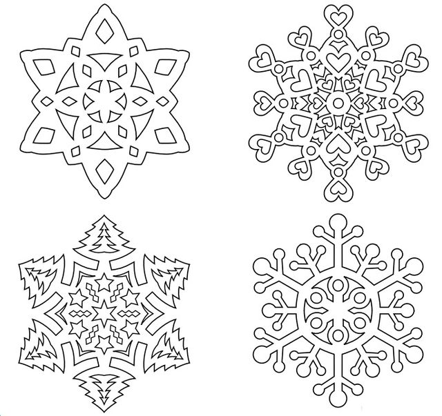 Трафарети на Новий 2024 рік: шаблони, як зробити витинанки для вікон - фото 372748