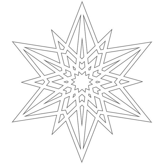 Трафарети на Новий 2024 рік: шаблони, як зробити витинанки для вікон - фото 372758