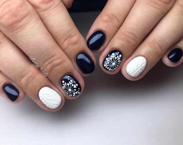 Новорічний манікюр 2020: готові варіанти нігтів на Новий рік у фото - фото 372784