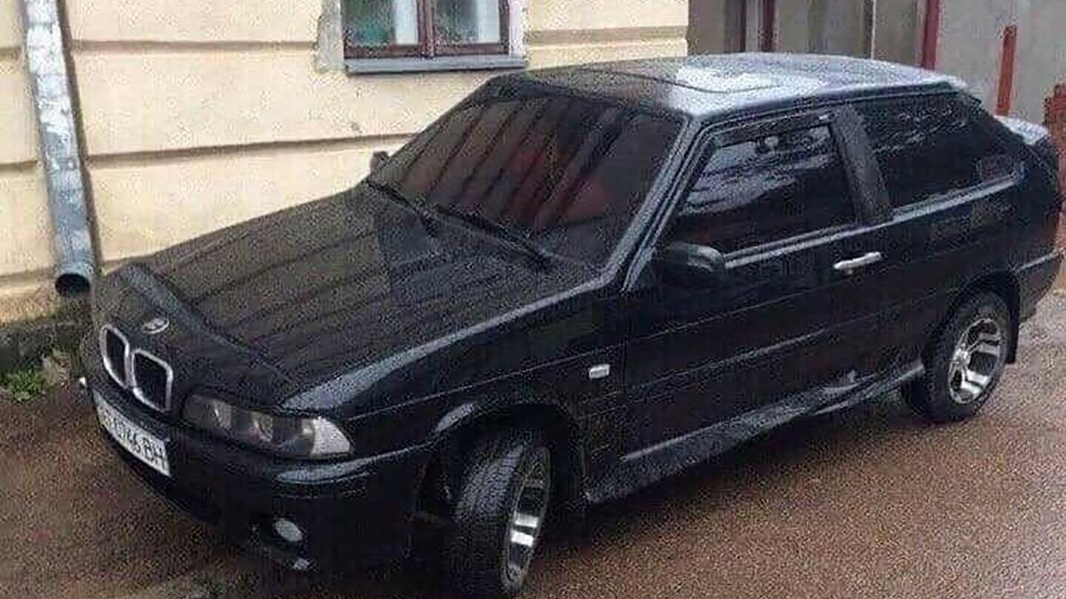 В Івано-Франківську поєднали BMW і ВАЗ: дивіться, що вийшло