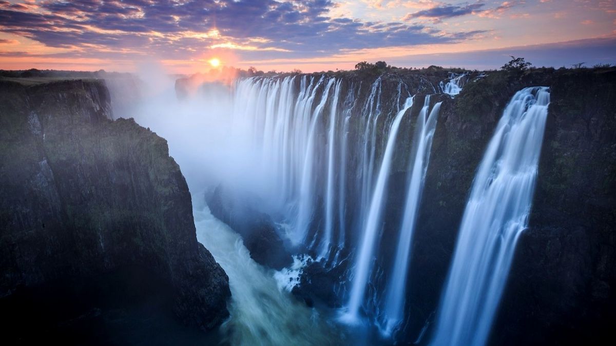 В Африці пересох всесвітньо відомий водоспад Вікторія: фотопорівняння