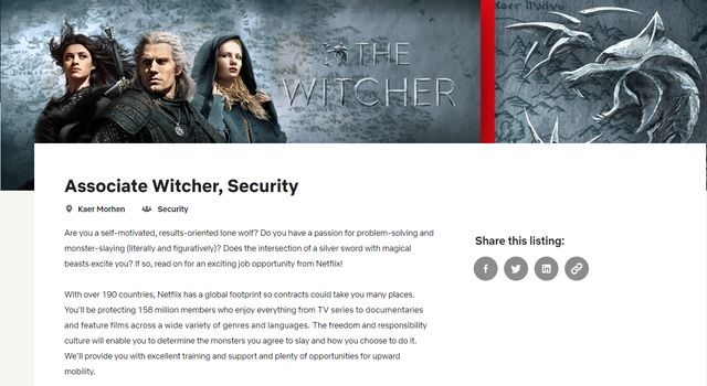 Netflix шукає на роботу відьмака - фото 374768