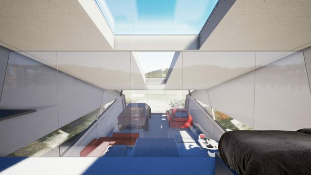 Компанія з США показала футуристичний концепт бункера для незвичайного пікапа Ілона Маска - фото 375530