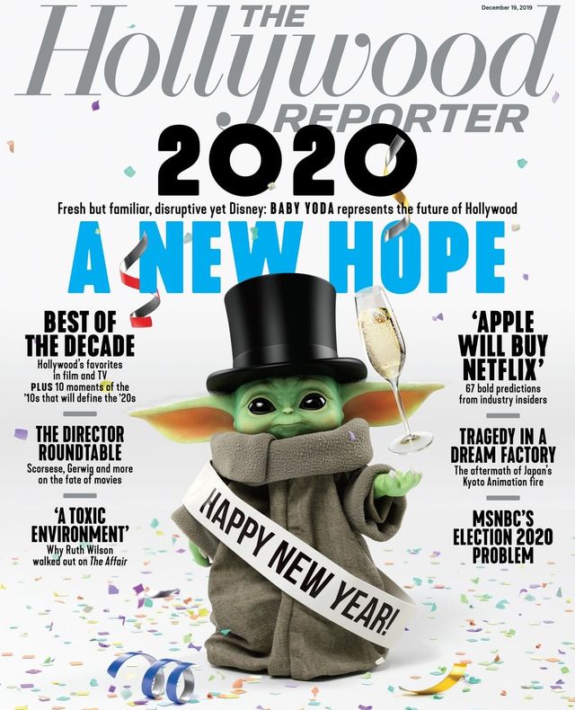 Малюк Йода з'явився на обкладинці глянцю - фото 375986