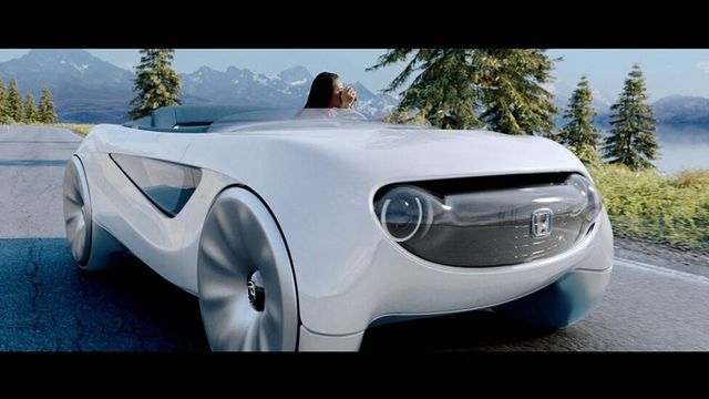 Інженери Honda створили електромобіль, якому не потрібен водій - фото 376157