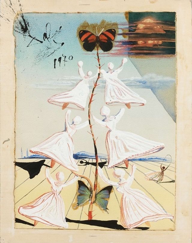 Справжня психоделія: як виглядають різдвяні листівки від Сальвадора Далі - фото 376746