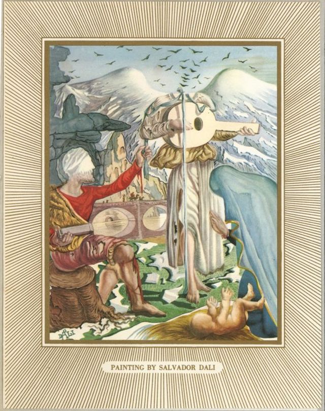Справжня психоделія: як виглядають різдвяні листівки від Сальвадора Далі - фото 376748