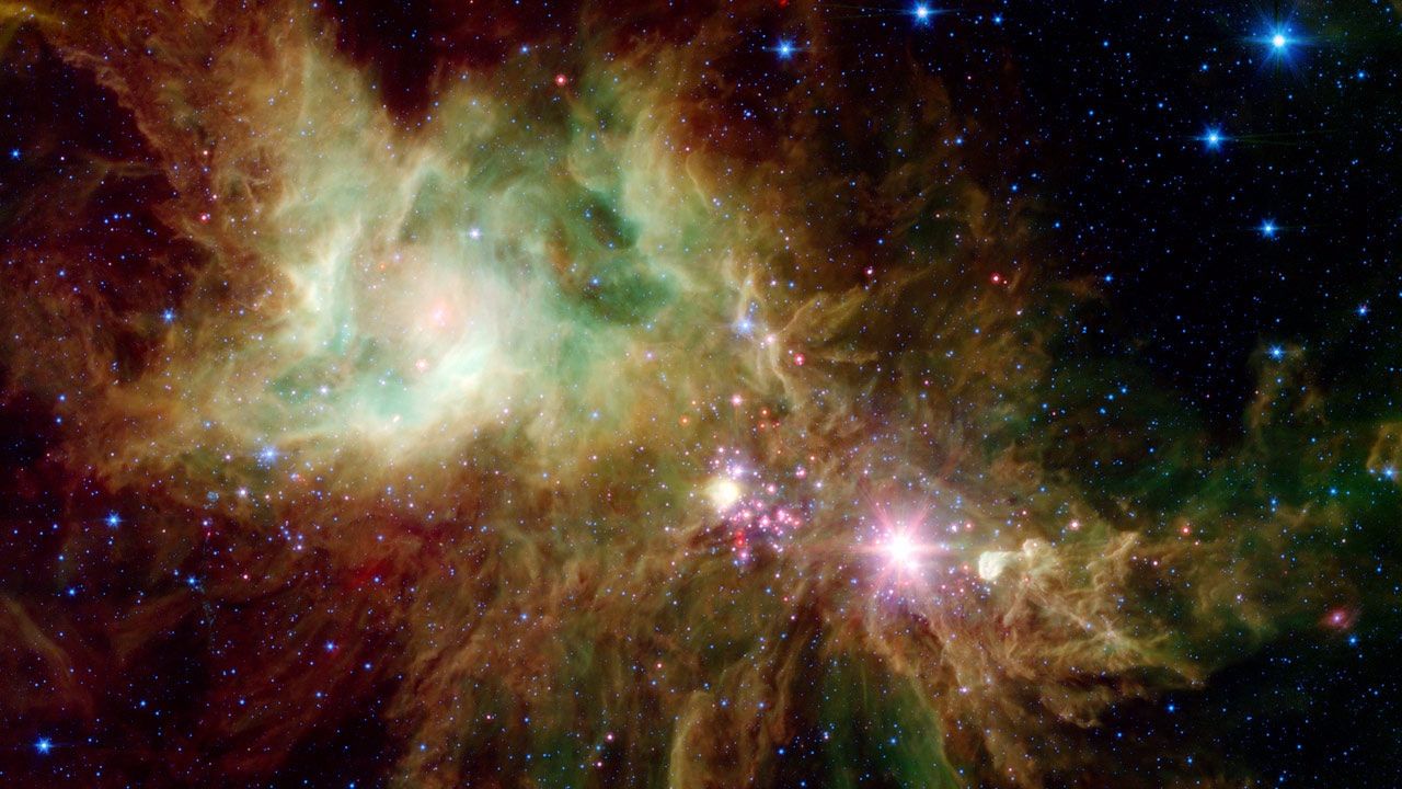 NASA показало космічну Різдвяну ялинку