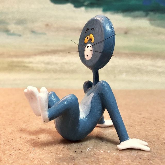 Японський художник перетворює епічні моменти з Тома і Джеррі у фігурки - фото 377186