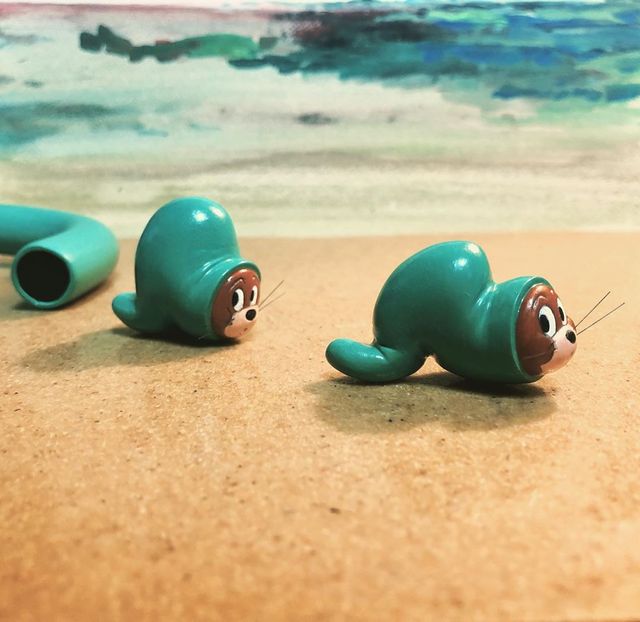 Японський художник перетворює епічні моменти з Тома і Джеррі у фігурки - фото 377189