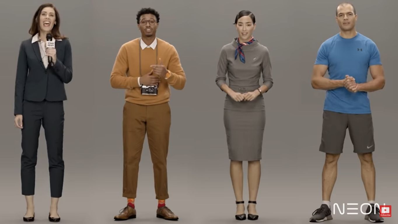 Проєкт Neon показав "штучних" людей