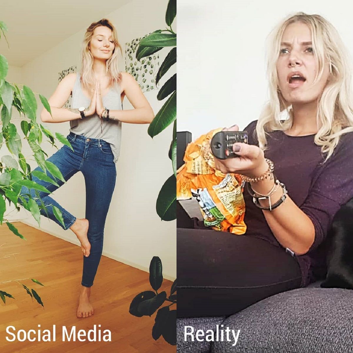 Instagram і реальність: блогерка висміює типові фото в мережі