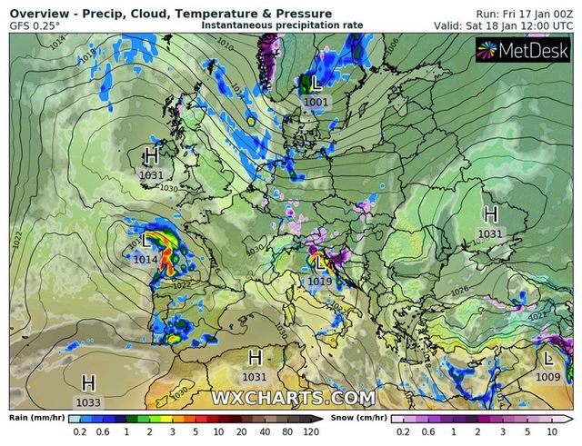 Синоптична карта - фото 380315