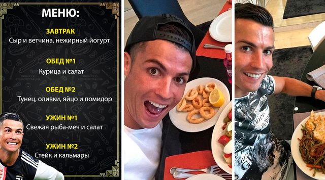 Секретну дієту Роналду злили в мережу - фото 380525