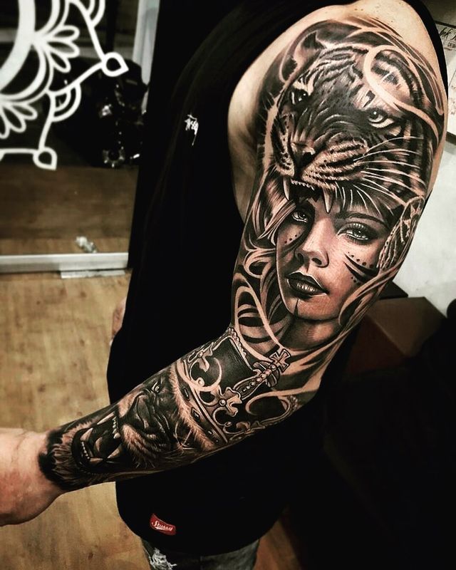 Модні чоловічі татуювання 2020: ТОП 50 ідей та прикладів тату у фото - фото 381605