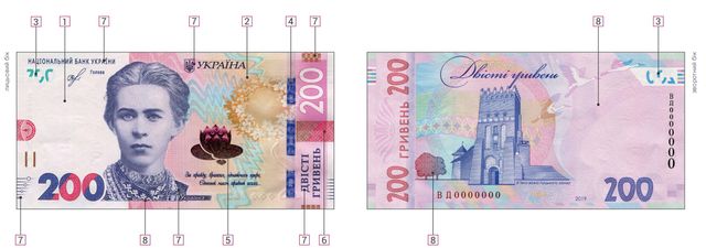 Нацбанк представив новий дизайн 200 гривень - фото 382365