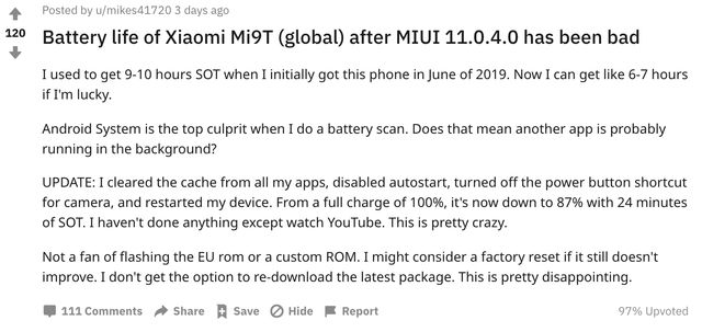 Власники Xiaomi Mi 9T незадоволені оновленням до Android 10: що не так - фото 382702